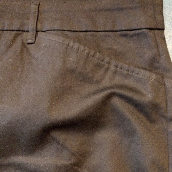 Croft & Barrow Women's 24W Black Cotton Blend Four Pockets Capri Cottagecore - Picture 6 of 7